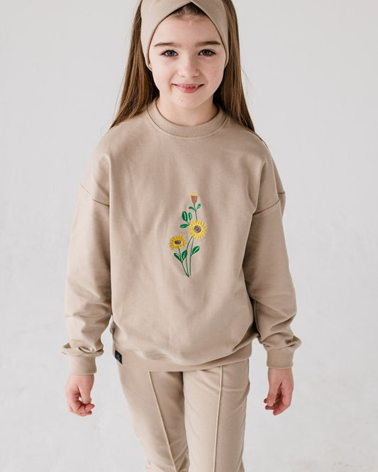 Trikotažinis laisvalaikio komplektas mergaitei