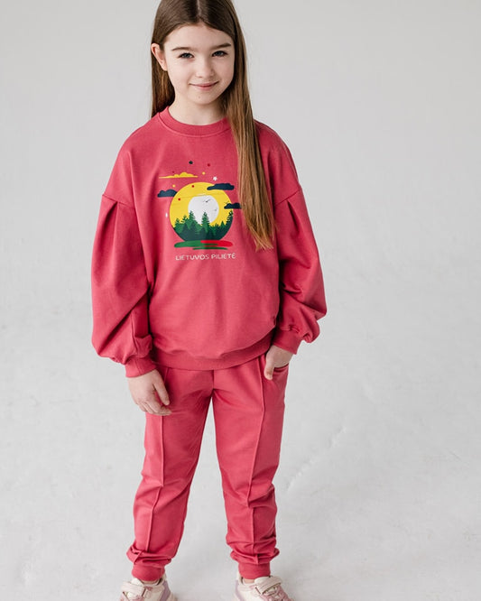 Laisvalaikio kelnės mergaitei