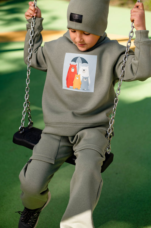 Šiltas laisvalaikio komplektas berniukui