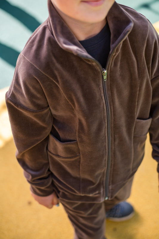 Veliūrinis laisvalaikio komplektas