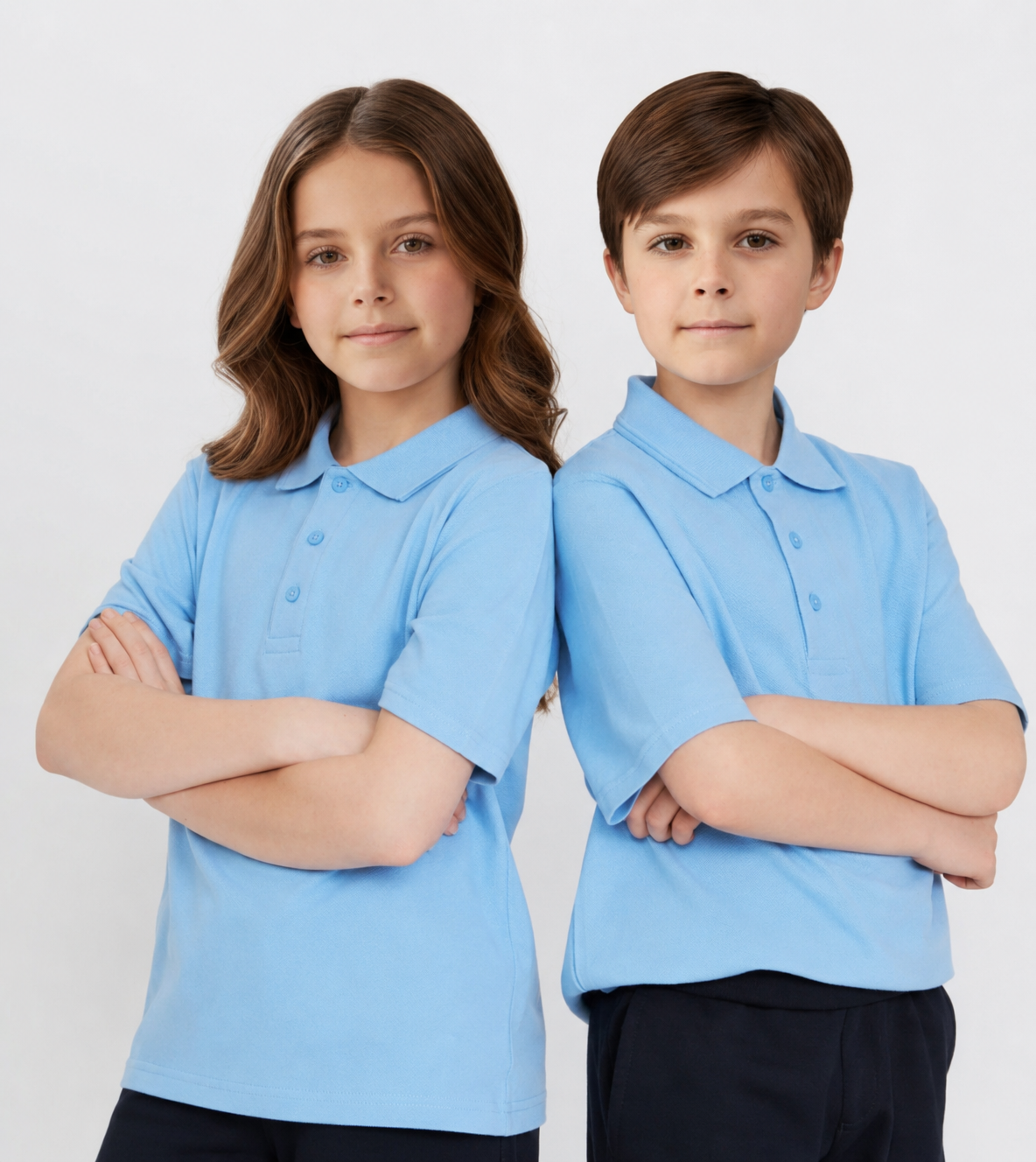 Dunnes Stores žydri polo marškinėliai