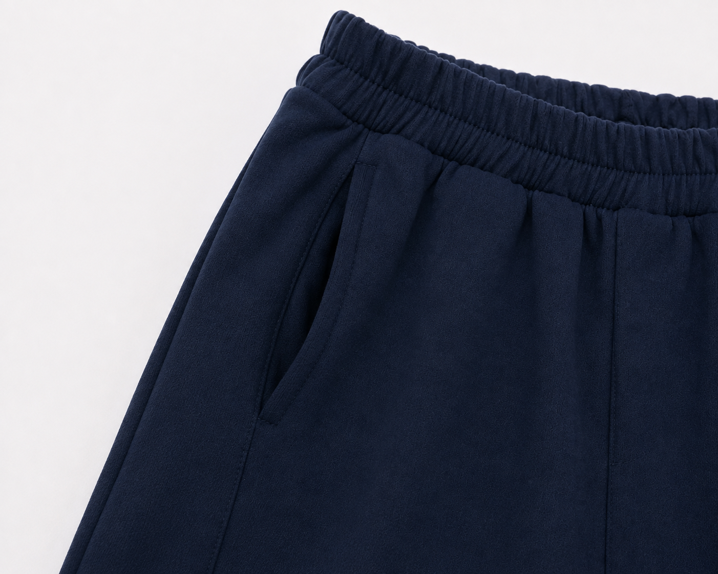 Storesnio trikotažo Wide leg kelnės