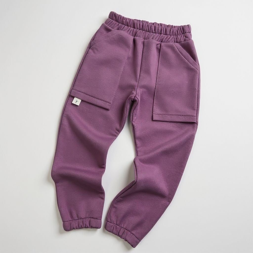 Laisvalaikio kelnės su pūkeliu mergaitei