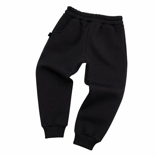 Trikotažinės kelnės su pūkeliu