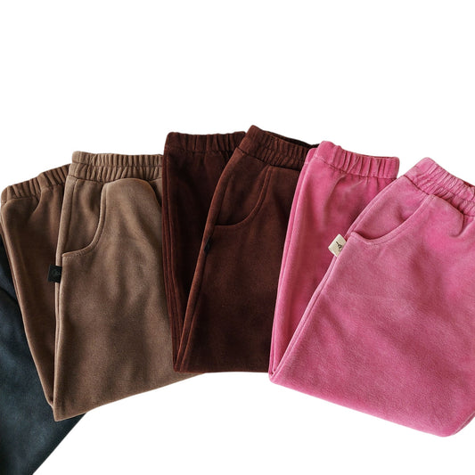 Veliūrinės kelnės mergaitei