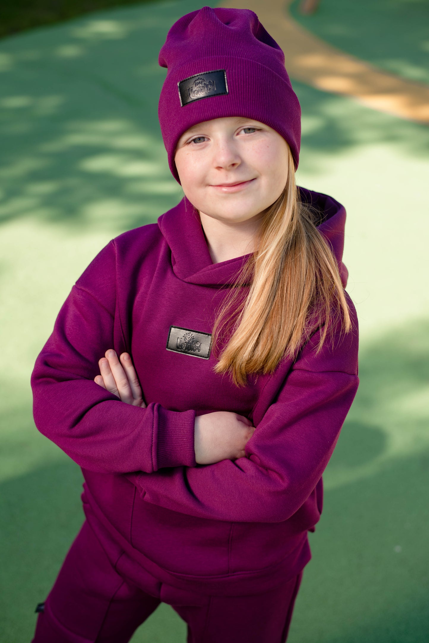 Šiltas laisvalaikio komplektas mergaitei