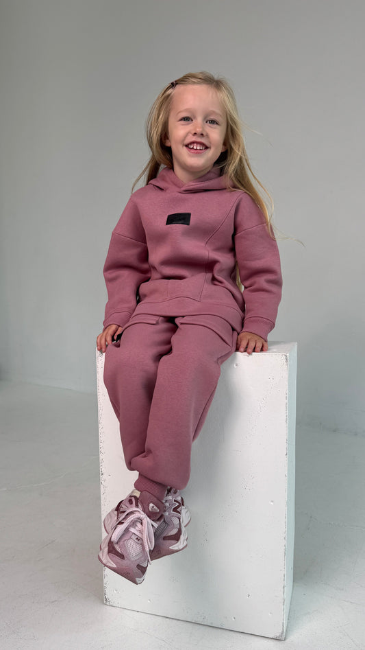 Šiltas laisvalaikio komplektas mergaitei